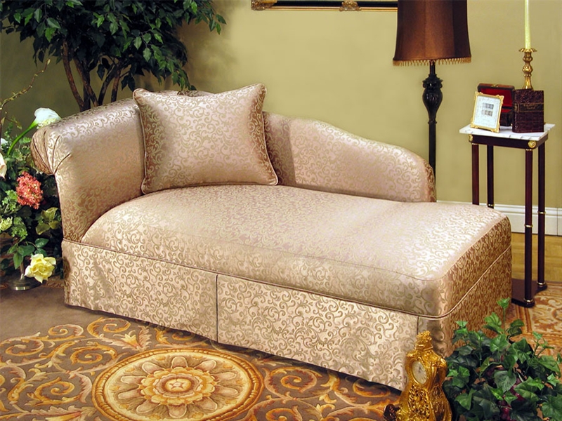Houston Upholstery. 1505 Chaise Lounge with Skirt